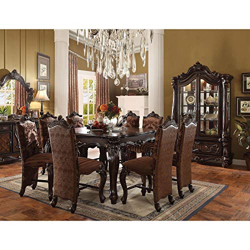 Acme Versailles Wood Counter Height Table in Cherry Oak ACME Furniture