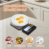 YFL Wireless Kitchen Scale with Detachable Remote Display, 33lb High Precision Digital Scale 1g/0.1oz, Tare Function 7 Units Food Scale for Cooking, Baking, Meal Prep & Dieting