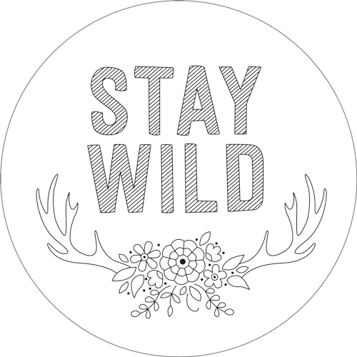 Woodland Embroidery Pattern Transfers (set of 10 hoop designs!) PETER PAUPER PRESS