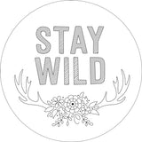 Woodland Embroidery Pattern Transfers (set of 10 hoop designs!) PETER PAUPER PRESS