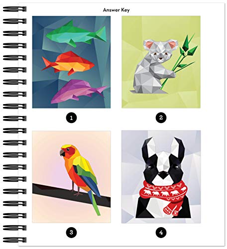 Brain Games - Sticker by Number: Animals - 2 Books in 1 (42 Images to Sticker) Publications International, Ltd.