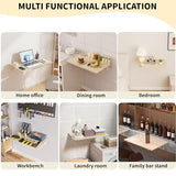 GOYLSER Fold Wall Mounted Table Folding Worktable, Addition to Garage/Home Office/Laundry Room/Home Bar/Kitchen & Dining Room GOYLSER