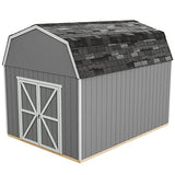 Handy Home Products Braymore 10x16 Do-It-Yourself Wooden Storage Shed Handy Home Products