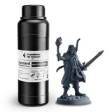 FLASHFORGE 3D Printer Resin, Fast Curing Standard 3D Resin High Precision & Excellent Fluidity with Low Odor, 405nm UV Curing 3D Printing Resin for LCD/DLP/SLA Resin 3D Printer (Dark Grey, 500G) FLASHFORGE