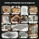 Artilume U1 Laser Engraver 3000mW, Laser Engraving Machine, WiFi, 0.01mm Precision, Large Working Area 150 * 200mm for Wood Leather Acrylic and More, Best for Beginners Small Business Artilume