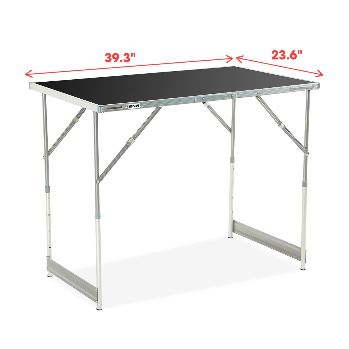 DNA MOTORING Multi-Functional 3pcs Multi-Purpose Folding Work Table, Portable 4-Level Adjustable Height Workbench for Workshop, Camping Trip, W/Handle, Tools-00548 DNA MOTORING