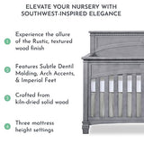 Evolur Santa Fe 5-in-1 Convertible Crib, Storm Grey Evolur