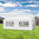 LEMY 10 X 20 Outdoor Wedding Party Tent Camping Shelter Gazebo Canopy with Removable Sidewalls Easy Set Gazebo BBQ Pavilion Canopy Cater Events LEMY