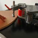 Edge Banding Machine Set, Desktop Edge Banding Machine 2~6m / min Woodworking Edge Bander Banding Machine Stepless Electronic Speed Regulation Curve MooneHived