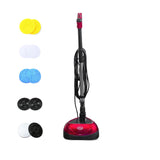 Ewbank EP170 Complete Cleaner, Washer, Scrubber, Scourer, and Polisher, Interchangeable Brushes and Pads Multi-Use Floor Machine, 2200 rpm, Lightweight, Red, 8 Pound Ewbank