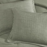 Geniospin King Size Comforter Set- 7 Piece Sage Green Textured King Bedding Set, Soft Solid Bed in a Bag for All Season, King Comforter Set with Sheets(Sage Green,102''x90'') Geniospin