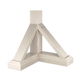 Bush Furniture Homestead Farmhouse L Shaped Desk, 60W, Linen White Oak Bush Business Furniture