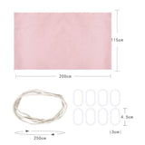 XGOPTS 2 Panels Dorm Bunk Bed Curtain Students Dormitory Bottom Bed Cloth Curtain Dustproof Single Bed Blackout Curtains Net Panels Loft Bedding Canopy Tent Spread Curtain Shading Drapes XGOPTS