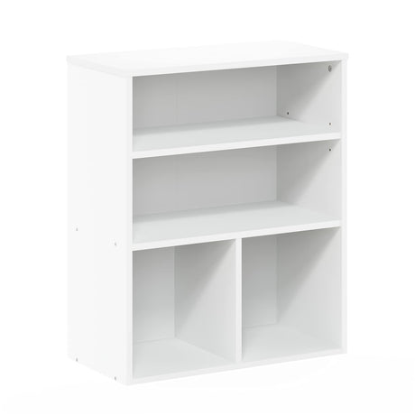 Furinno Pasir 3 Tier Display Bookcase, White Furinno