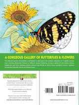 Creative Haven Butterfly Gardens Coloring Book; A Journey through Nature For Stress Relief and Relaxation (Adult Coloring Books: Insects) Dover Publications