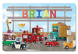Personalized Jigsaw Puzzle for Kids, 24-Piece - I See Me! (Construction Trucks) I See Me!