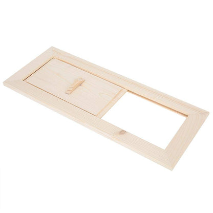 Fdit Hemlock Sauna Air Vent Ventilation Panel Sauna Room Air Vent Grille Equipment Sauna Room Accessories - WoodArtSupply