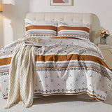 Cmfshape Boho Quilt Set Queen Size – Lightweight Microfiber Bohemian Quilt Bedding, All Season Queen Quilt Bedspread, Soft Boho Coverlet Quilt Set for Bedroom & Guest Room Décor Cmfshape