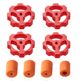 3D Printer Bed Leveling Kit, Ender 3 Leveling Nut and Heatbed Silicone Column Mounts R eplacement Part for Ender 3/Ender 3 Pro/End SAPLUSREPRAP
