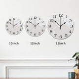 Guangpat Grand Teton National Park Tourist Attraction Wall Clock Grand Teton National Park Large Wooden Wall Clocks 15 Inch Modern Home Decor for Kitchen Bedroom Living Room Office Guangpat