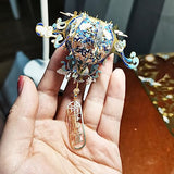 MU 3D Metal Puzzles for Adults Model Kits Building Scented Sachet A, Chinese DIY Sets Advanced Craft Projects Ancient Palace Miniature Assembling, Birthday Gifts and Home Decor