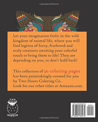 Adult Coloring Book: Animal Kingdom: Animals Out The Wazoo WoodArtSupply