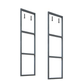 DIYHD 3-Tier Ceiling Mount Shelf Brackets,Industrial Rustic Black Storage Hanging Pipe Shelf,Max Load 100lbs,No Wooden Plank DIYHD