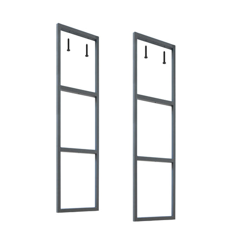 DIYHD 3-Tier Ceiling Mount Shelf Brackets,Industrial Rustic Black Storage Hanging Pipe Shelf,Max Load 100lbs,No Wooden Plank DIYHD