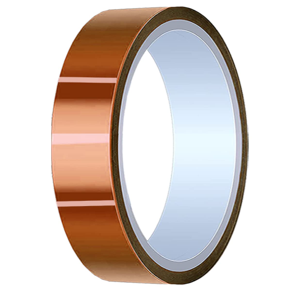 DAOKAI 30mm x 28m(90ft) High Temperature Tape High Temp Tape Polyimide Heat Resistant Tape Thermal Tape Kapton Tape for Masking/Solder / 3D Printers/Battery DAOKAI