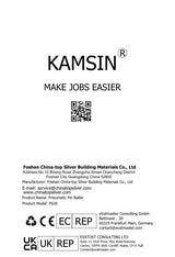 KAMSIN P630 23 Gauge Pneumatic Headless Pin Nailer Kit With 10,000PCS Pin Nails, 1/2-Inch to 1-3/16-Inch Leg Length, Air Power Micro Pinner With Safety For Furniture, Cabinets, Interior Decoration KAMSIN