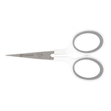 Westcott 4" Embroidery Scissors with Titanium-Bonded Blades for Crafting, Sewing & More (White/Gray) Westcott