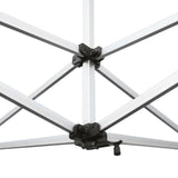 Vispronet 10x10 Pop Up Canopy Frame – 40lb Aluminum Tent Frame, Height Adjustable Hexagonal Legs, Max Clearance Height of 7ft, Perfect for Pop Up Tent, Tailgate Tent, Tent Canopy – Tent Frame Only Vispronet