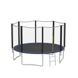 Giantex Trampoline, 16Ft ASTM Certified Approved Outdoor Trampoline w/Enclosure Net, Recreational Trampolines w/Jumping Mat Ladder Rust-Resistant Poles for Kids Adults Giantex