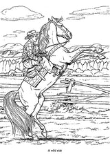 Wonderful World of Horses Coloring Book (Dover Animal Coloring Books) Dover Publications