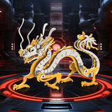3D Metal Puzzles for Adults, Adult Metal Puzzle Model Kits, Gold Dragon Mechanical 3D Puzzle Stainless for Adults DIY Gifts for Men Women Home Decor Art Craft Gifts Toys(Zodiac Sign).