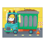 Mudpuppy Transportation 4-in-A-Box Puzzle Set, 12 Mudpuppy