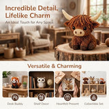 LSMARZJZ 3D Beaded Animal Kit for Adults & Beginners, Complete Bead Embroidery Kit for DIY Crafting and Stress Relief, for Desktop Home Decor and Thoughtful Gifts, with Instructions (Set F)
