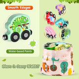 Zeoddler Toys for Toddlers, 11 Magnetic Wooden Animals Train Set, Montessori Toys for Toddlers, Learning Activities, Sensory Toys for Kids, Birthday Gifts for Boys, Girls Zeoddler