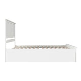 AFI, Madison King Platform Bed with Matching Footboard and Twin XL Trundle, White AFI