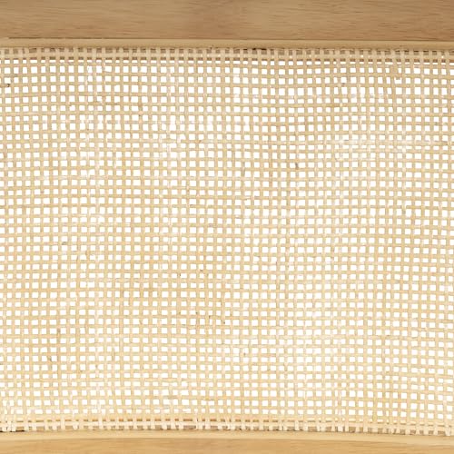 Powell Kasi Beige Rattan Cane Folding Foldable Dining Side Chair, Natural Powell