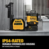 DEWALT 12V/20V MAX XR Line Laser, High Precision 3 X 360, Green, Battery and Charger Included (DCLE34033D1) DEWALT