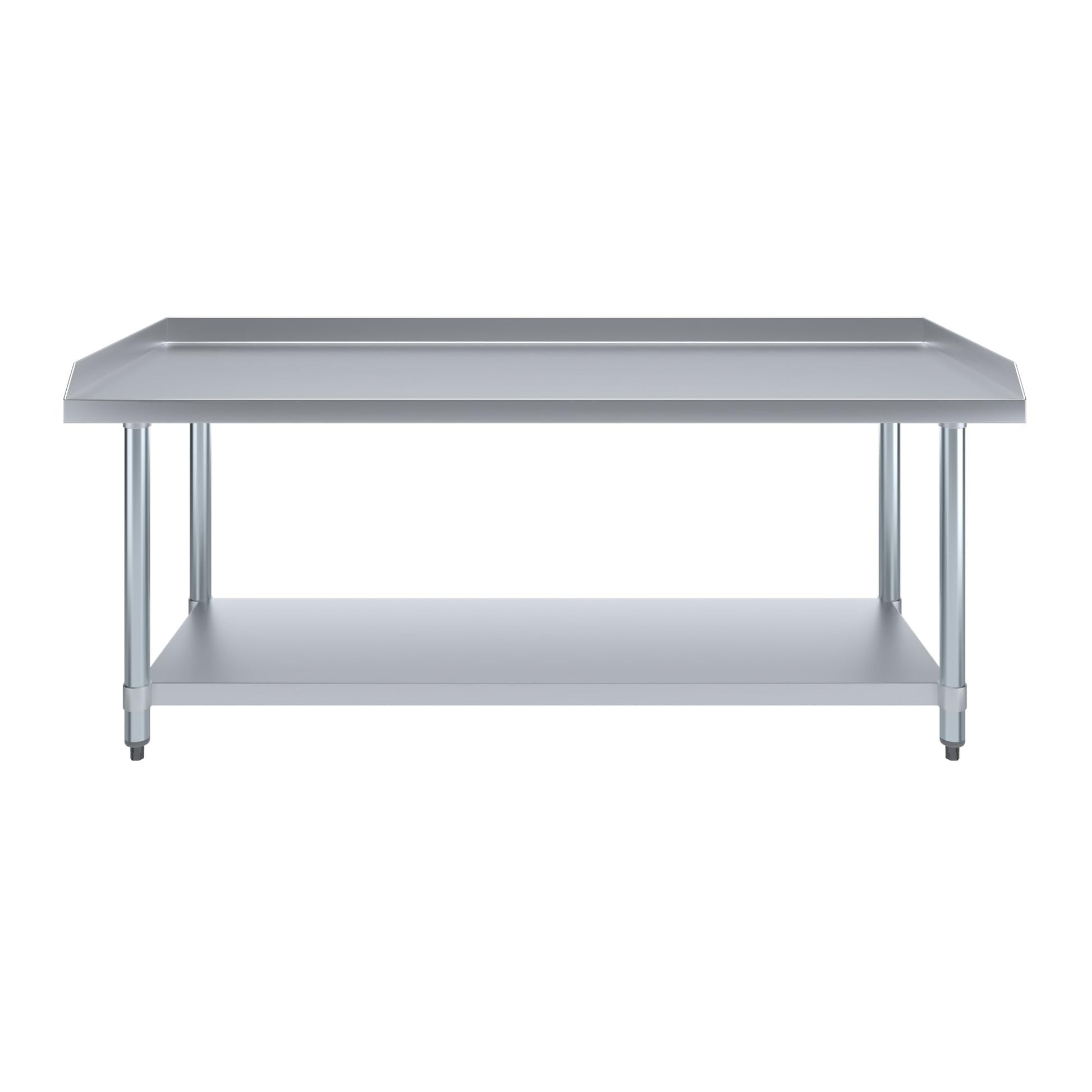 AmGood Stainless Steel Equipment Stand - Heavy Duty, Commercial Grade, with Undershelf, NSF Certified (24" Width x 60" Length) - WoodArtSupply