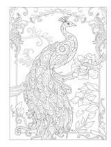 Creative Haven Birds and Blossoms Coloring Book (Adult Coloring Books: Animals) Dover Publications