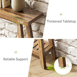 LITTLE TREE 70.9-Inch Extra Long Console Table for Entryway, 2-Tier Narrow Wooden Sofa Table Behind Couch, Large Sofa Tables for Living Room, Farmhouse Foyer Hallway Entry Table, Rustic Brown LITTLE TREE