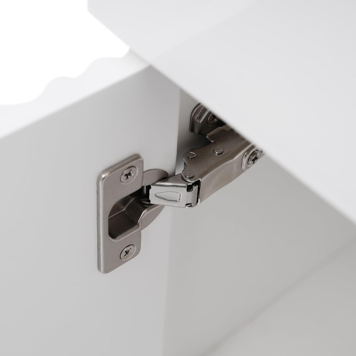 Merax 20" Wall-Mount Bathroom Vanity with Ceramic Sink, 20 Inch Floating Bathroom Vanity for Small Space,Modern Bathroom Vanity Cabinet Set w/Doors & Open Shelf, Solid Wood Frame Merax