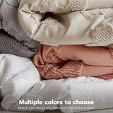 Joiedomi Tufted Twin Comforter Set, 2 Pieces Beige Boho Twin Bedding Set with 1 Boho Flower Comforter and 1 Pillow Sham, Bed in a Bag for All Seasons Joiedomi