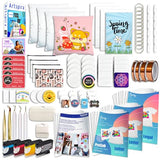 Brother SP-1 Sublimation Printer Deluxe Bundle with Full Ink Set, 460 Sublimation Transfer Sheets, 50 Blanks, Tape and More