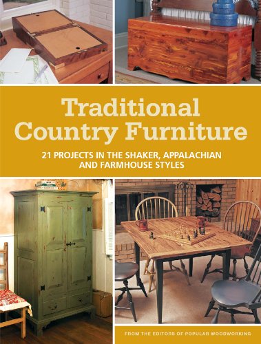 Traditional Country Furniture: 21 Projects in the Shaker, Appalachian and Farmhouse Styles - WoodArtSupply