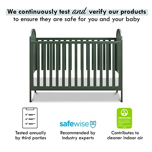 DaVinci, Beau 3-in-1 Convertible Crib in Forest Green, Greenguard Gold Certified DaVinci