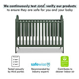 DaVinci, Beau 3-in-1 Convertible Crib in Forest Green, Greenguard Gold Certified DaVinci